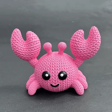 Crochet Crab 3D Toy